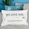 We Love You Grandma Personalised Cushion - Lovetree Design