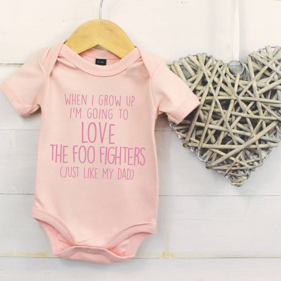 When I Grow Up I'm Going To Love… Like My Dad Babygrow - Lovetree Design