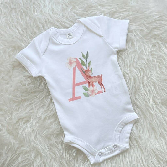 Woodland Animal Personalised Babygrow - Lovetree Design