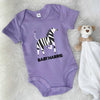 Zebra Personalised Jungle Babygrow - Lovetree Design