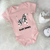 Zebra Personalised Jungle Babygrow - Lovetree Design