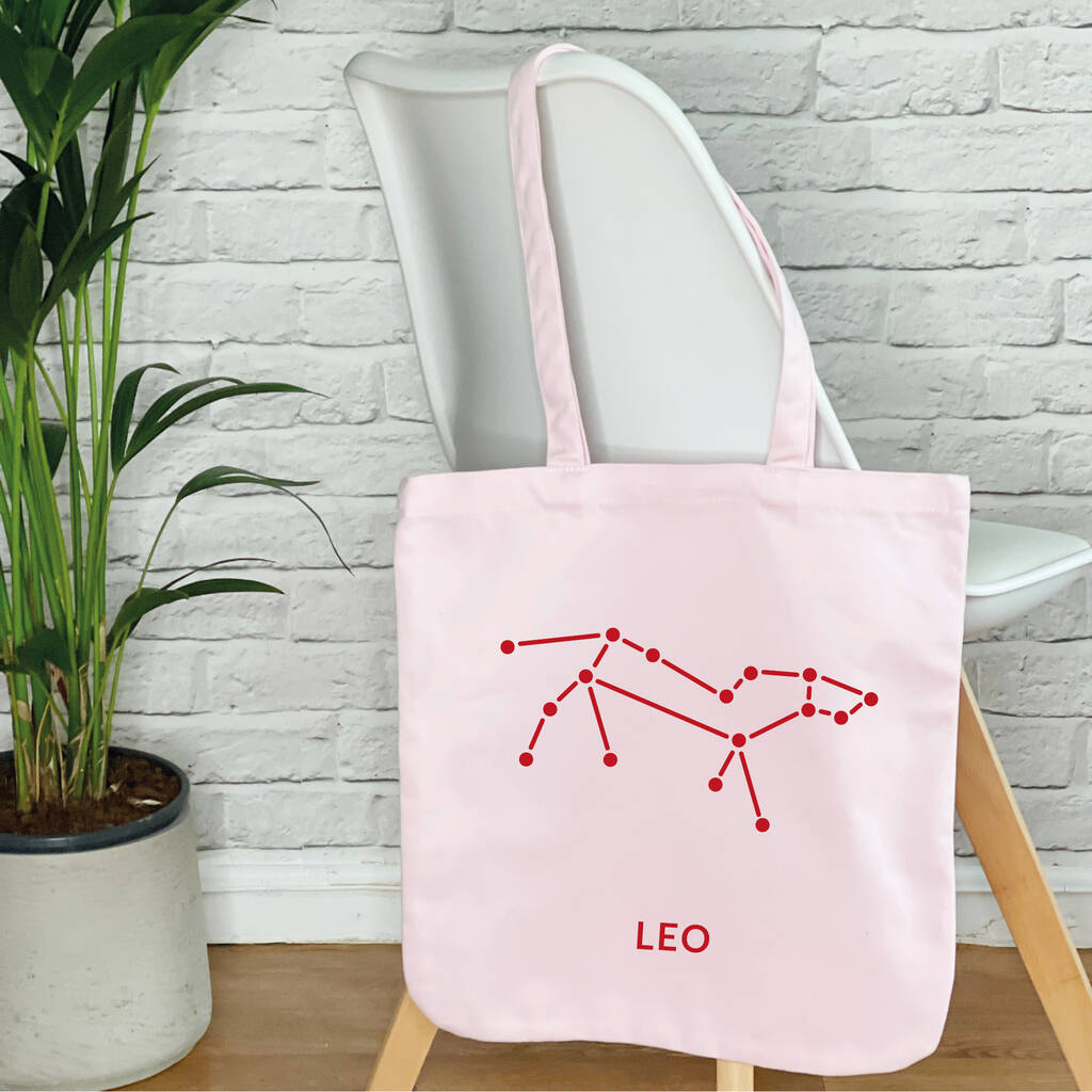 Zodiac Constellations Star Sign Tote Bag - Lovetree Design