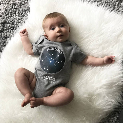 Star Sign Personalised Babygrow - Lovetree Design