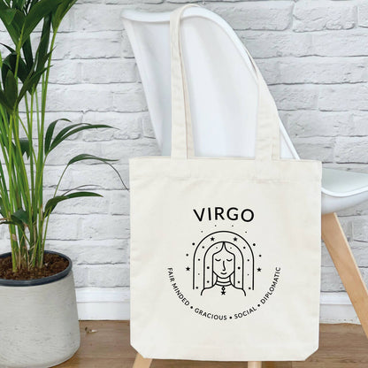 Zodiac Sign Traits Tote Bag - Lovetree Design