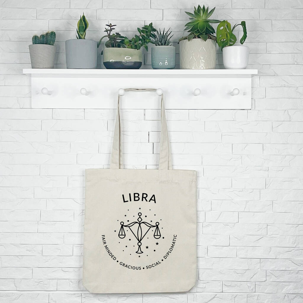 Zodiac Sign Traits Tote Bag - Lovetree Design