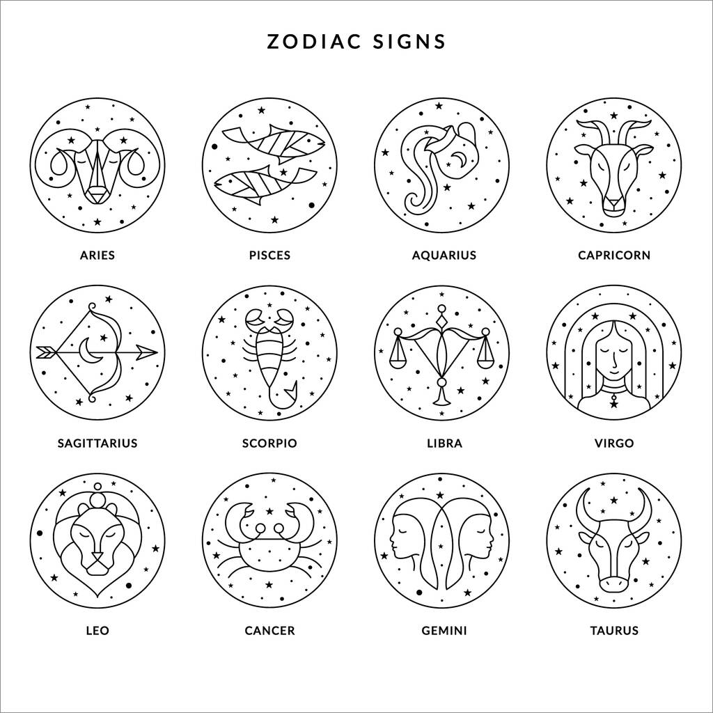 Zodiac Star Sign Tote Bag - Lovetree Design