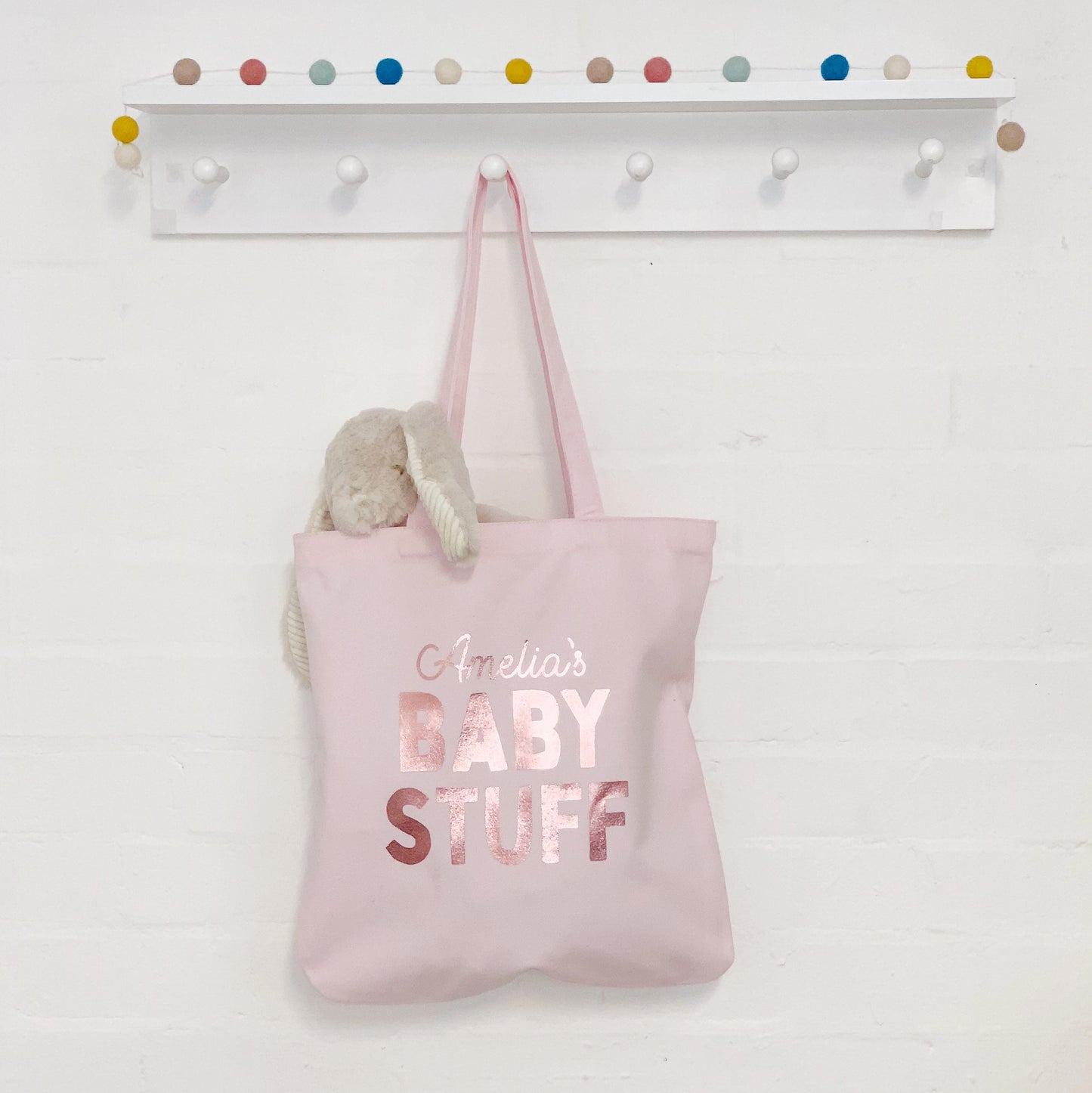 Personalised Baby Stuff Organic Tote Bag - Lovetree Design