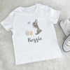 Kids Personalised Easter Bunny T Shirt