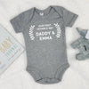 Personalised Our First Fathers Day Babygrow - Lovetree Design