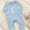 Babygrow Personalised With Name And Gold Initial - Lovetree Design