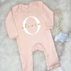 Babygrow Personalised With Name And Gold Initial - Lovetree Design