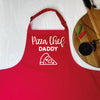 Adult And Child Personalised Pizza Chef Apron Set