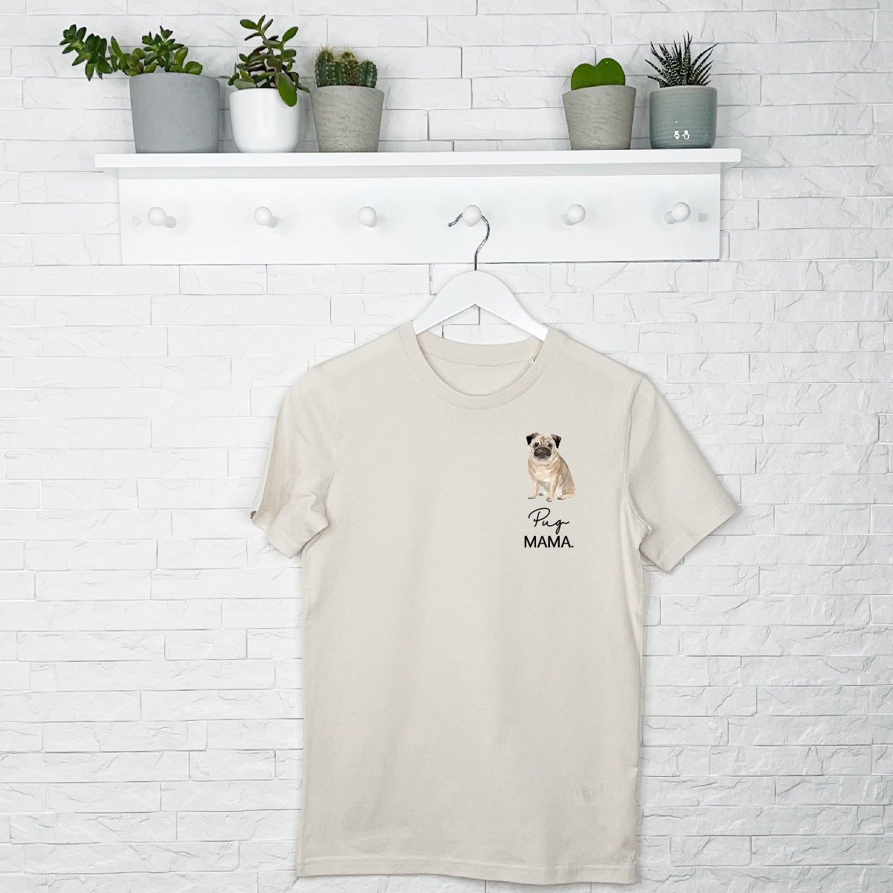 Pug Mama T Shirt - Lovetree Design