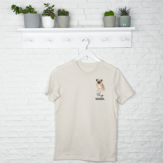 Pug Mama T Shirt - Lovetree Design