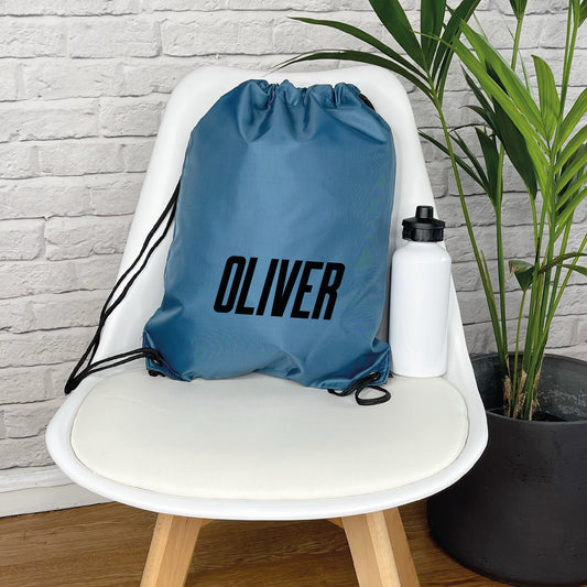 Personalised Italic Kids Pe / Swimming Bag