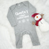 Personalised First Christmas Rompersuit With Snowflakes - Lovetree Design