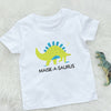 Kids Personalised Stegosaurus Dinosaur T Shirt