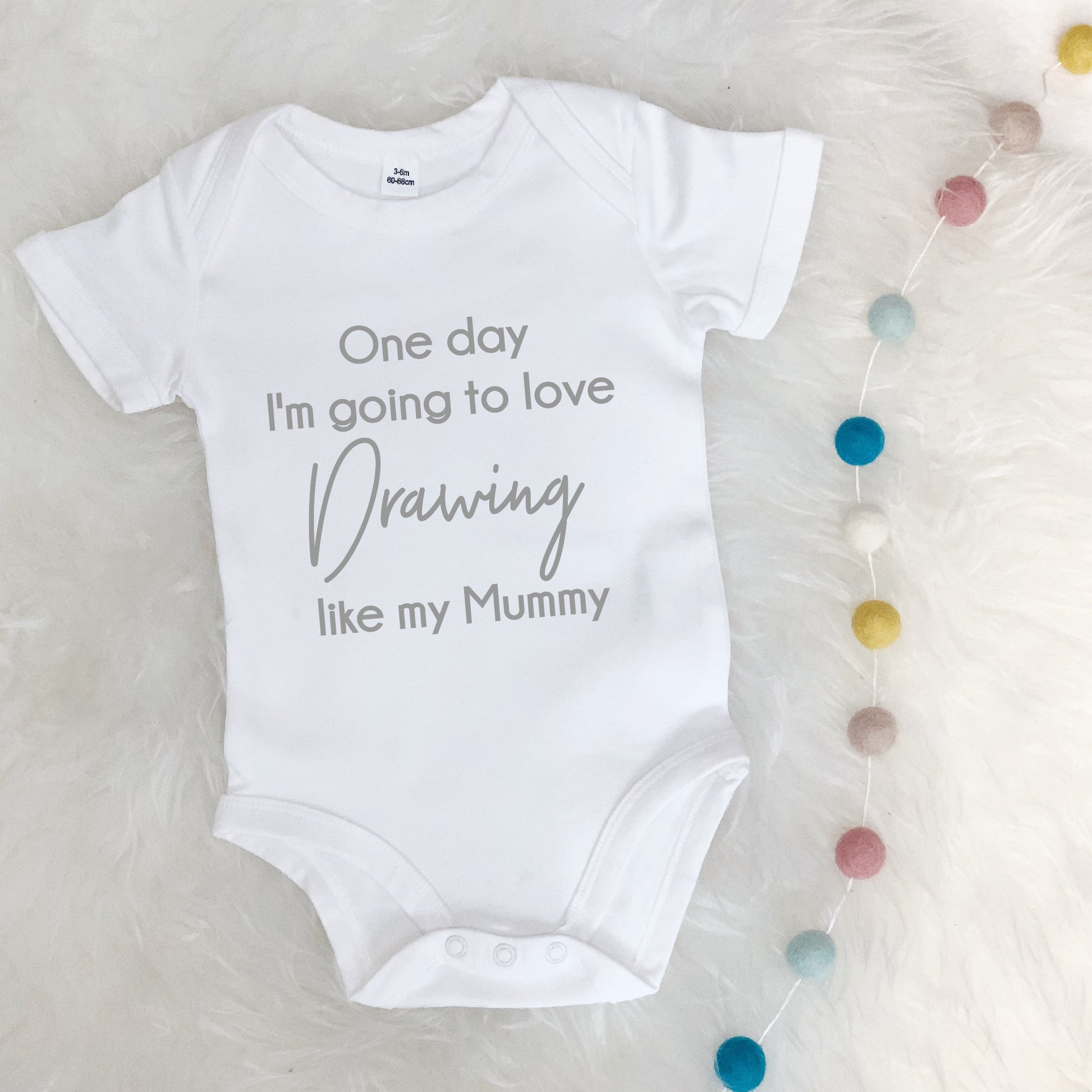 One Day I'm Going To Love… Personalised Babygrow - Lovetree Design