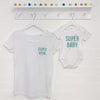 Super Mum Super Baby Mum And Baby T Shirt Set - Lovetree Design