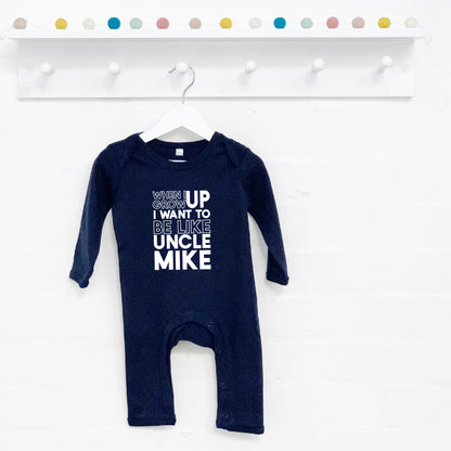 When I Grow Up I Want To Be Like… Personalised Babygrow - Lovetree Design