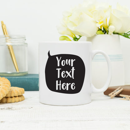 Personalised Speech Bubble Mug - Lovetree Design