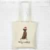 Labrador Christmas Tote Bag