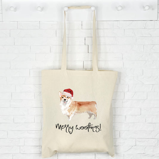 Corgi Christmas Tote Bag