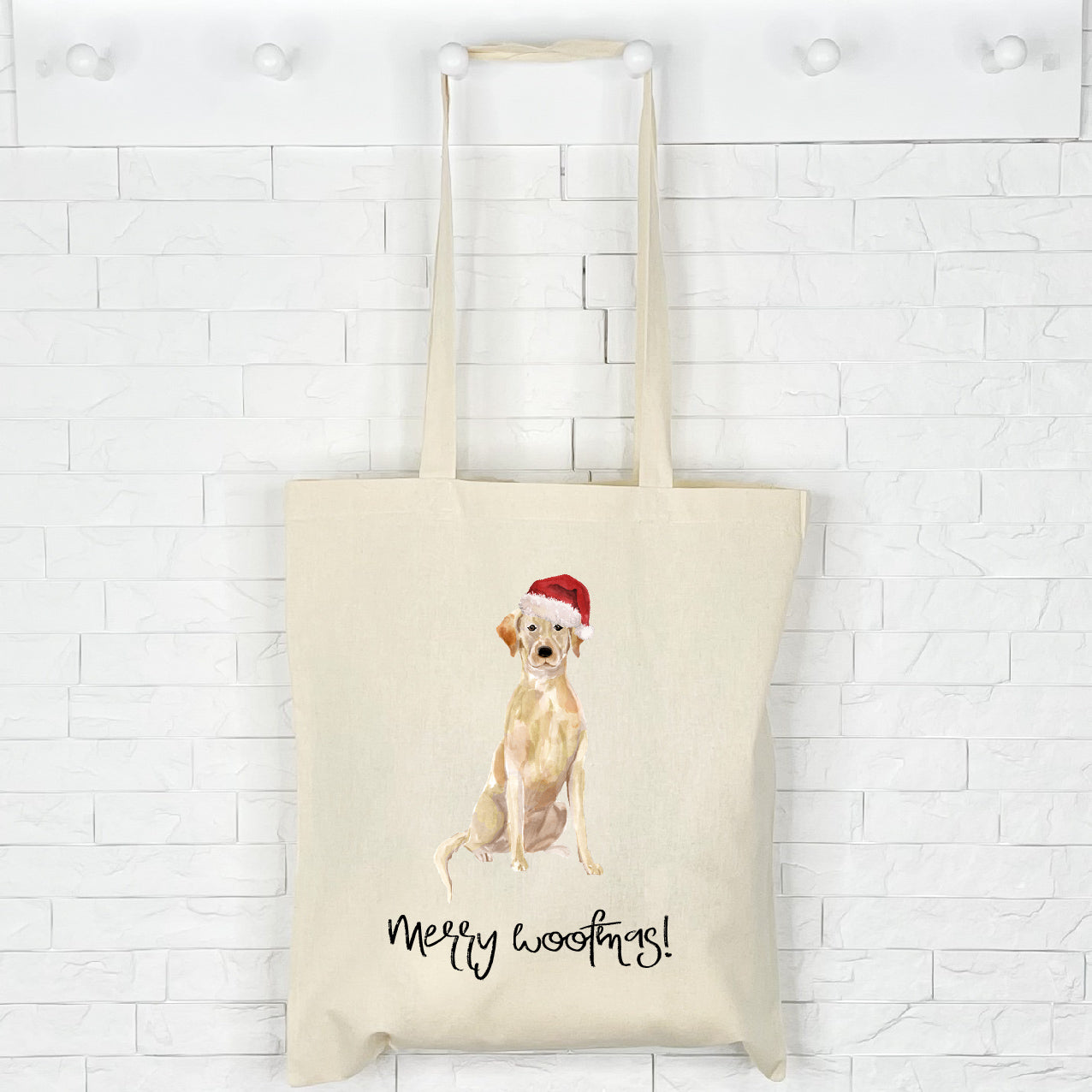 Labrador Christmas Tote Bag