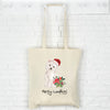 Westie Dog Christmas Tote Bag