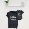 Yas Princess Yas Queen Mum And Daughter T Shirt Set - Lovetree Design